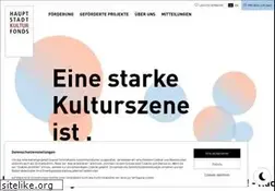 Sites similar to hauptstadtkulturfonds.berlin.de