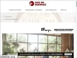 Sites similar to haus-am-bauernsee.de