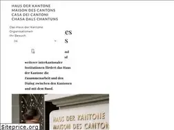 Sites similar to haus-der-kantone.ch