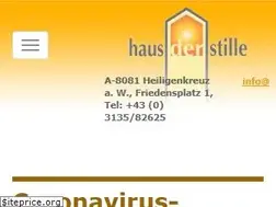 Sites similar to haus-der-stille.at