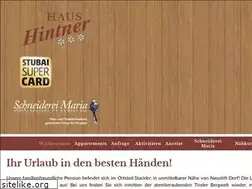 Sites similar to haus-hintner.com