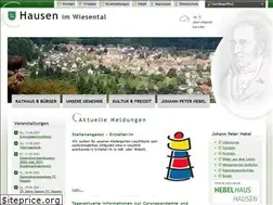 Sites similar to hausen-im-wiesental.de