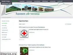 Sites similar to hausen-ob-verena.de
