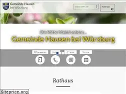 Sites similar to hausen-wzbg.de