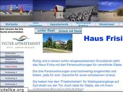 Sites similar to hausfrisia.de