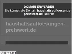 Sites similar to haushaltsaufloesungen-preiswert.de