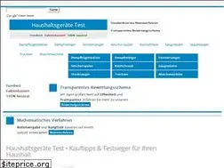 Sites similar to haushaltsgeraetetest.de