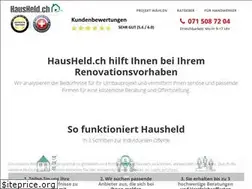 Sites similar to hausheld.ch