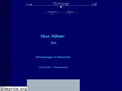 Sites similar to haushuebnersylt.de