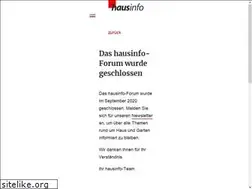 Sites similar to hausinfo-forum.ch