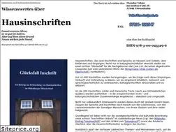 Sites similar to hausinschriften.com