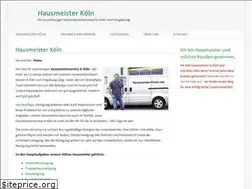 Sites similar to hausmeister-koeln.net