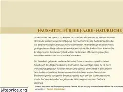 Sites similar to hausmittel-haare.de