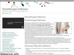 Sites similar to hausmittelgegensodbrennen.de