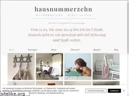 Sites similar to hausnummerzehn.com