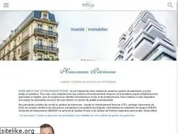Sites similar to haussmann-patrimoine.fr