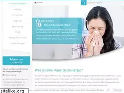 Sites similar to hausstauballergie.org