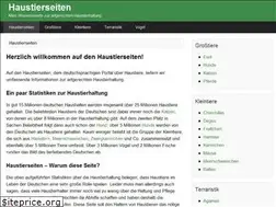Sites similar to haustierseiten.de