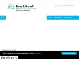 Sites similar to hausundgrund-reutlingen.de