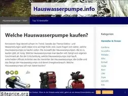 Sites similar to hauswasserpumpe.info