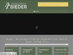 Sites similar to hautaustoimistobieder.fi