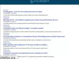 Sites similar to haute-disponibilite.net