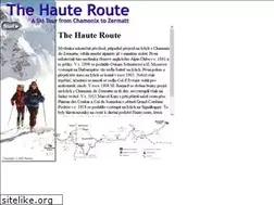 Sites similar to hauteroute.horolezci.cz