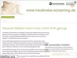 Sites similar to hautkrebs-screening.de