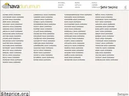 Sites similar to havadurumun.com