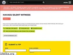 Sites similar to havasusilentwitness.com