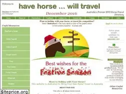 Sites similar to havehorsewilltravel.com.au
