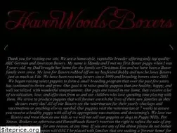 Sites similar to havenwoodsboxers.com