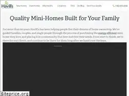 Sites similar to havillsminihomes.com