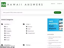 Sites similar to hawaiianswers.com