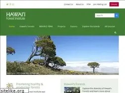 Sites similar to hawaiiforestinstitute.org