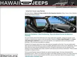 Sites similar to hawaiijeeps.com