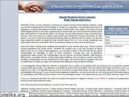 Sites similar to hawaiinursinghomelawyers.com