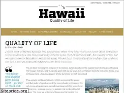 Sites similar to hawaiiqualityoflife.org