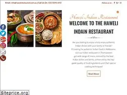 Sites similar to hawelirestaurant.com.au