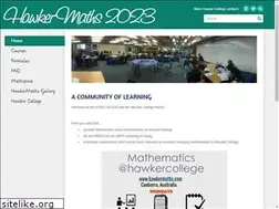 Sites similar to hawkermaths.com