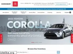 Sites similar to hawkesburytoyota.com