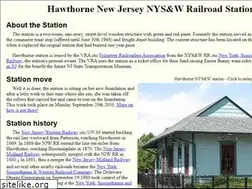 Sites similar to hawthornestation.info