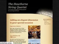 Sites similar to hawthornestringquartet.com