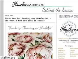 Sites similar to hawthornethreadsblog.com