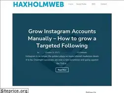 Sites similar to haxholmweb.com