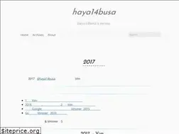 Sites similar to haya14busa.com