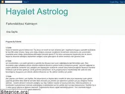 Sites similar to hayaletastrolog.blogspot.com