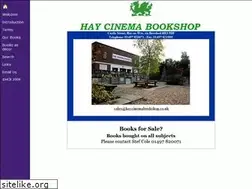 Sites similar to haycinemabookshop.co.uk