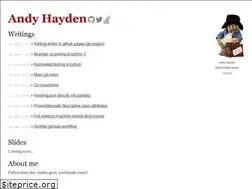 Sites similar to hayd.github.io