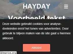 Sites similar to hayday.jouwweb.nl